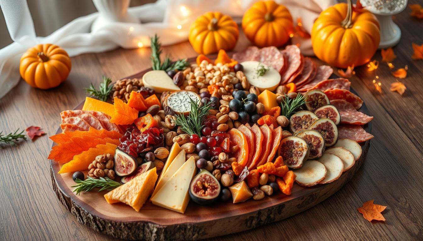 Global fall charcuterie board ideas, fusion charcuterie themes